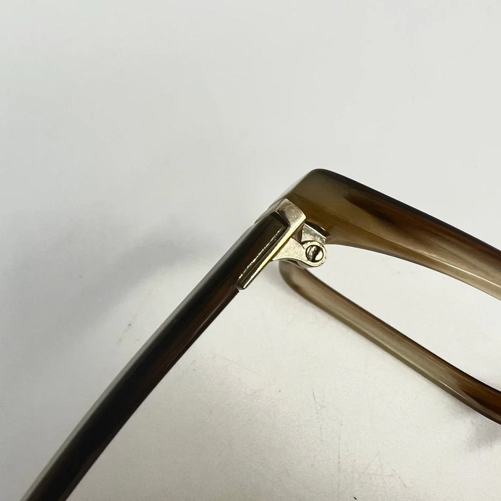 Seraphin Eyeglasses Brown Striated Handmade In Japan Women Eyewear Frames Only